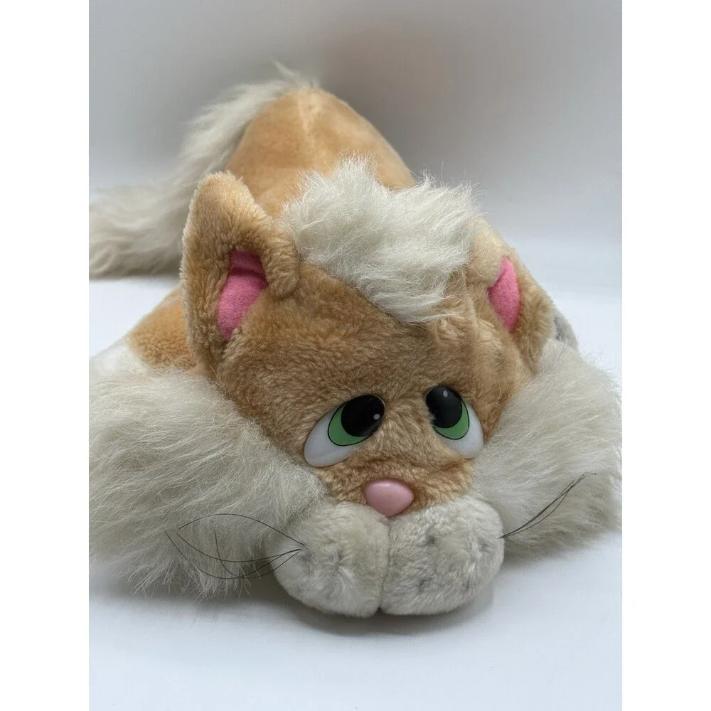 Vintage Applause Knickerbocker Calvin Sr Plush Cat Toy 1981 Korea 14”